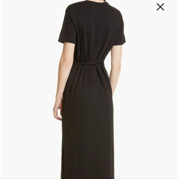 Vince Black Crew Neck T Shirt Dress M - Picture 2 of 10